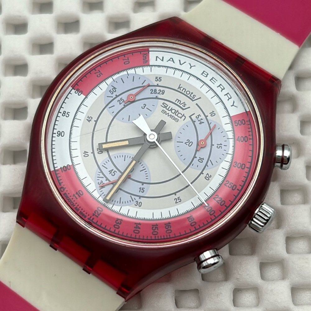 Swatch Watch - SCR100 - NAVY BERRY